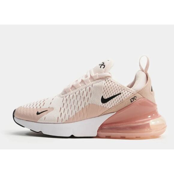 Nike Air Max 270 Low Top Running Sneakers Light Soft Pink/Black Women's Size 10 - Picture 1 of 7